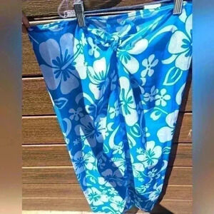 Baltex Blue & White cover up - size medium bnwot